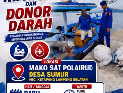 BREAKING NEWS Hari Bhayangkara ke-80, Sat Polairud Lampung Selatan Gelar Khitan Massal dan Donor Darah Gratis di Desa Sumur