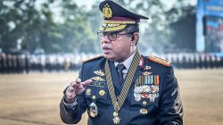 Polri Gelar Upacara Hari Bhayangkara Ke-80 di Satlat Korbrimob Cikeas